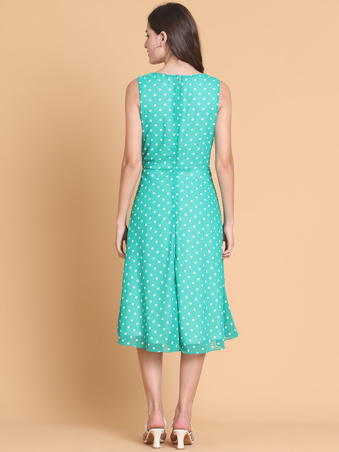 Polka dot Flared Dress