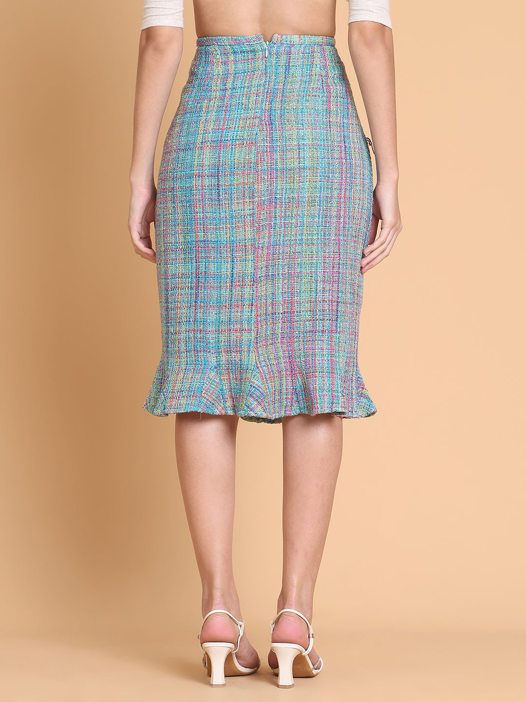 Boucle Trumpet Skirt