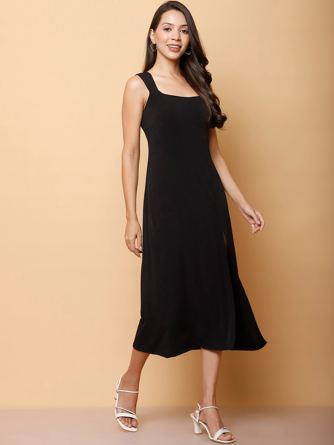 A-Line Slit Dress