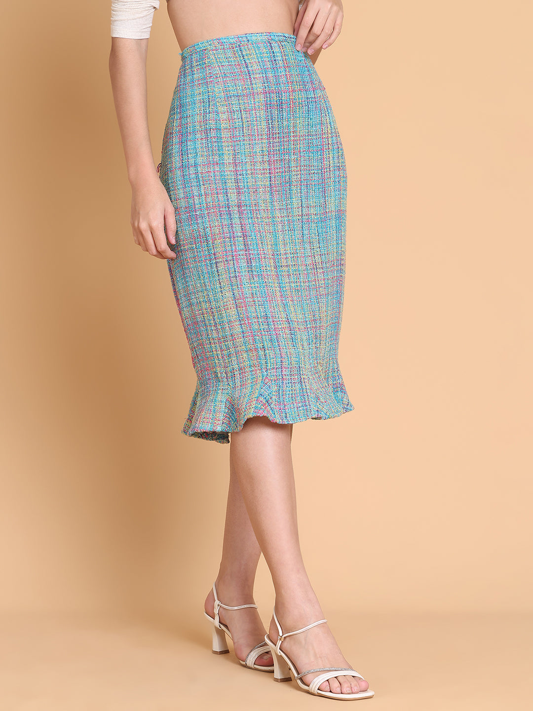 Boucle Trumpet Skirt