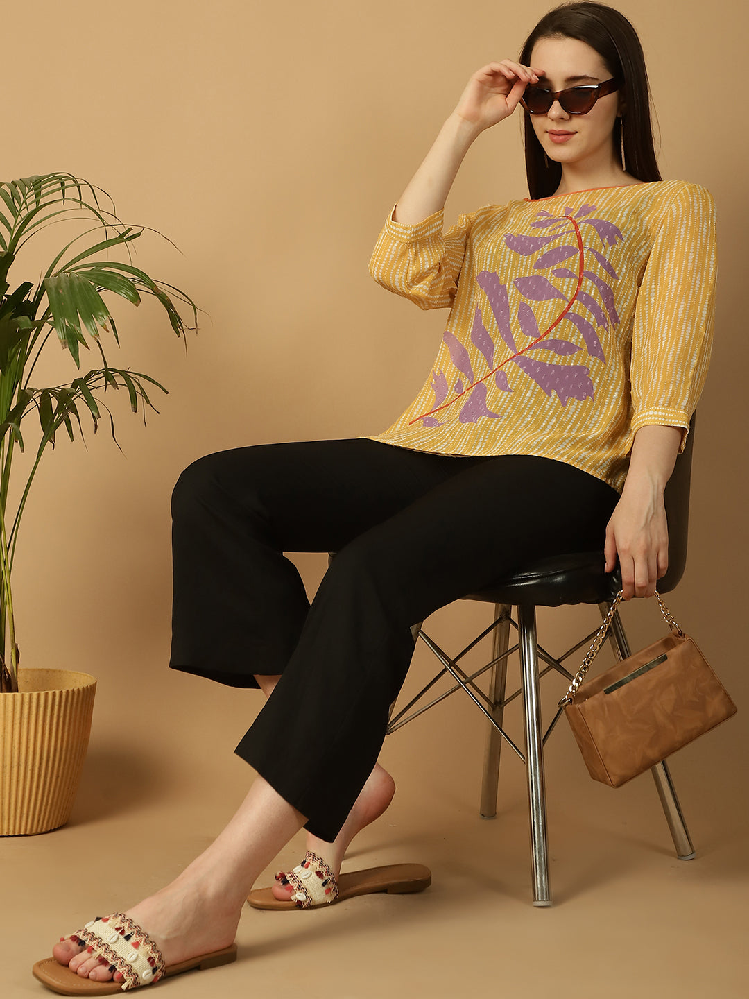 Floral Printed Casual Top