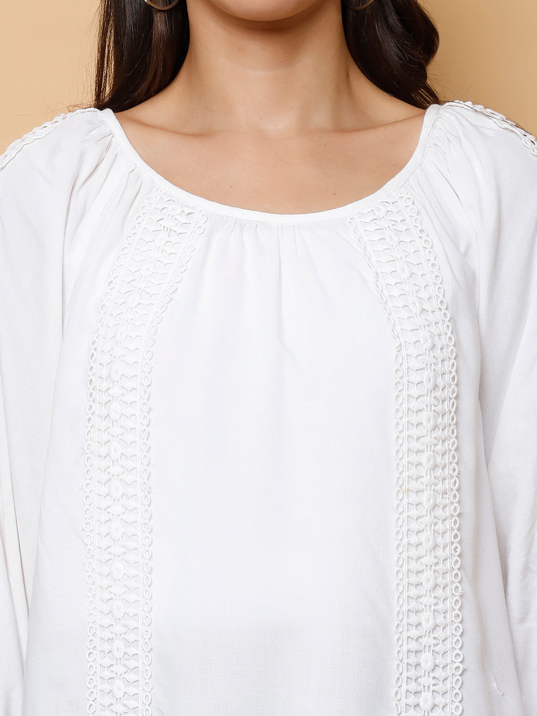 Round Neck Lace Top