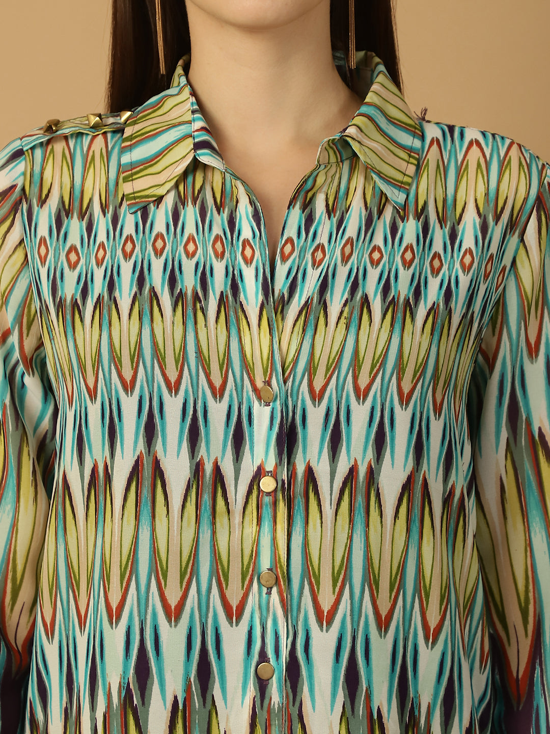 Women Multicoloured Printed Casual Shirt