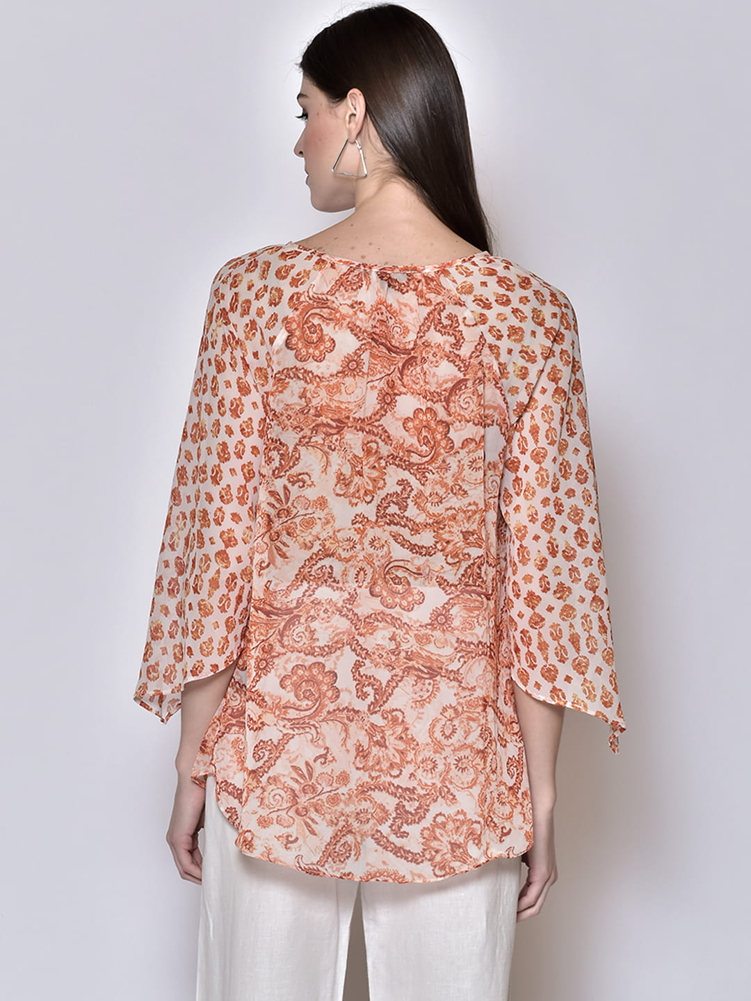 Self Design Floral Top
