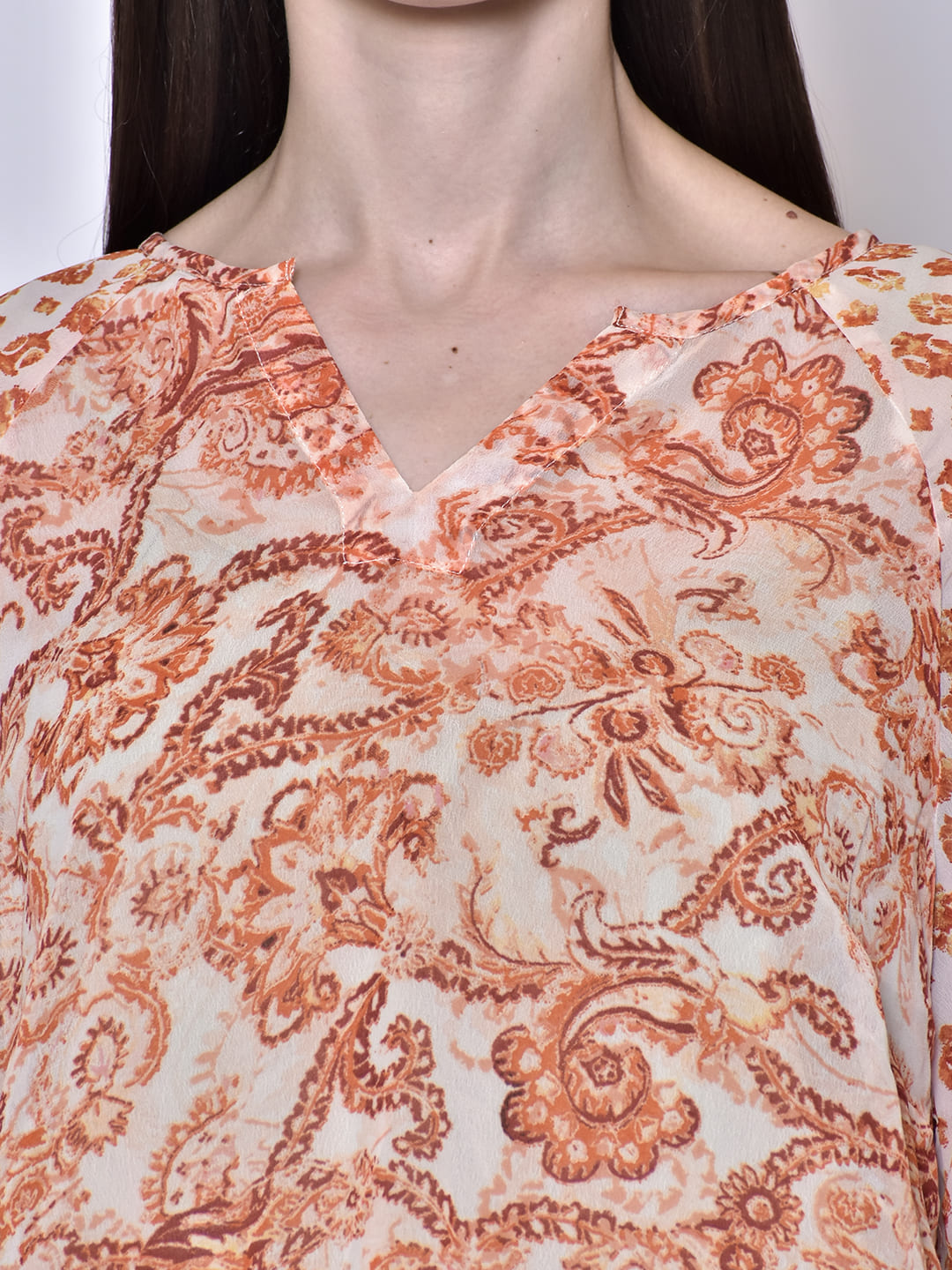 Self Design Floral Top