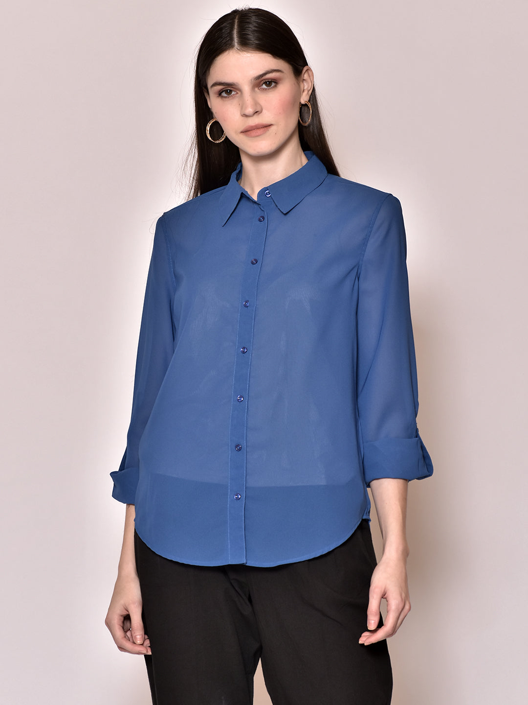 Women Solid formal Shirt