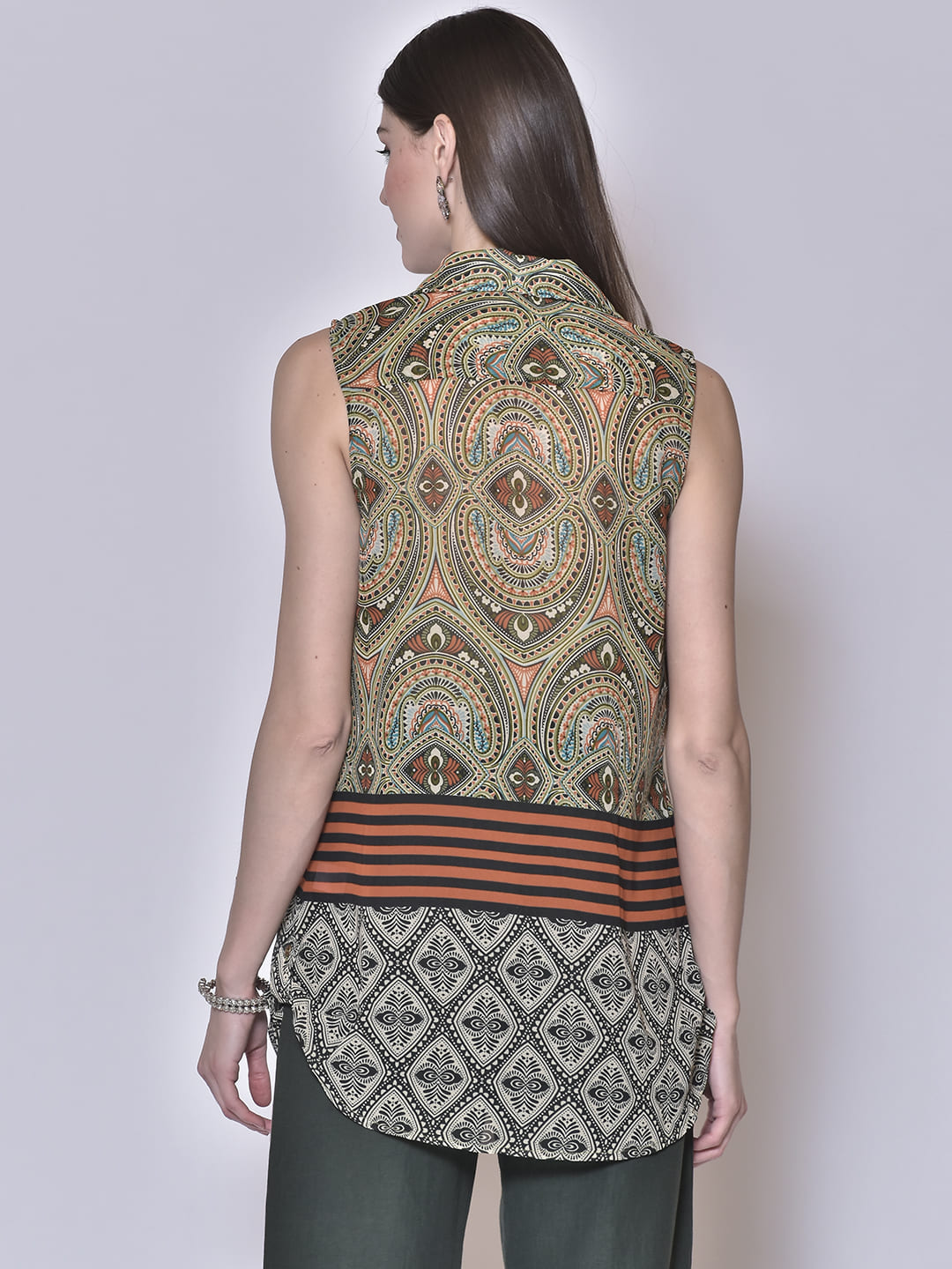 Bohemian Sleeveless Shirt