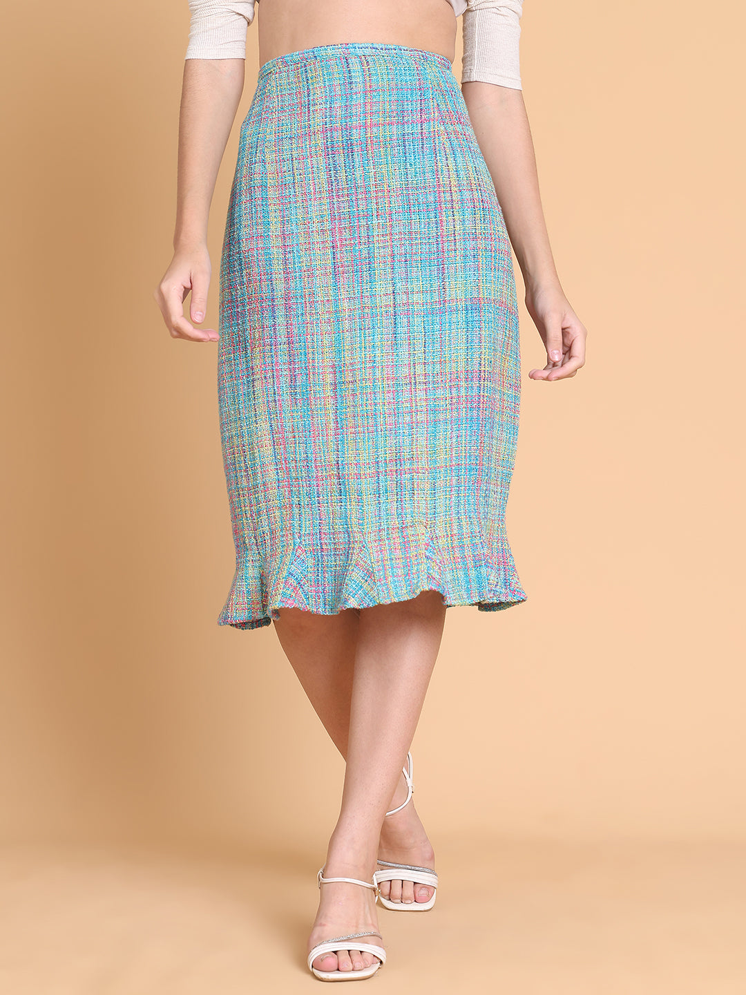 Boucle Trumpet Skirt