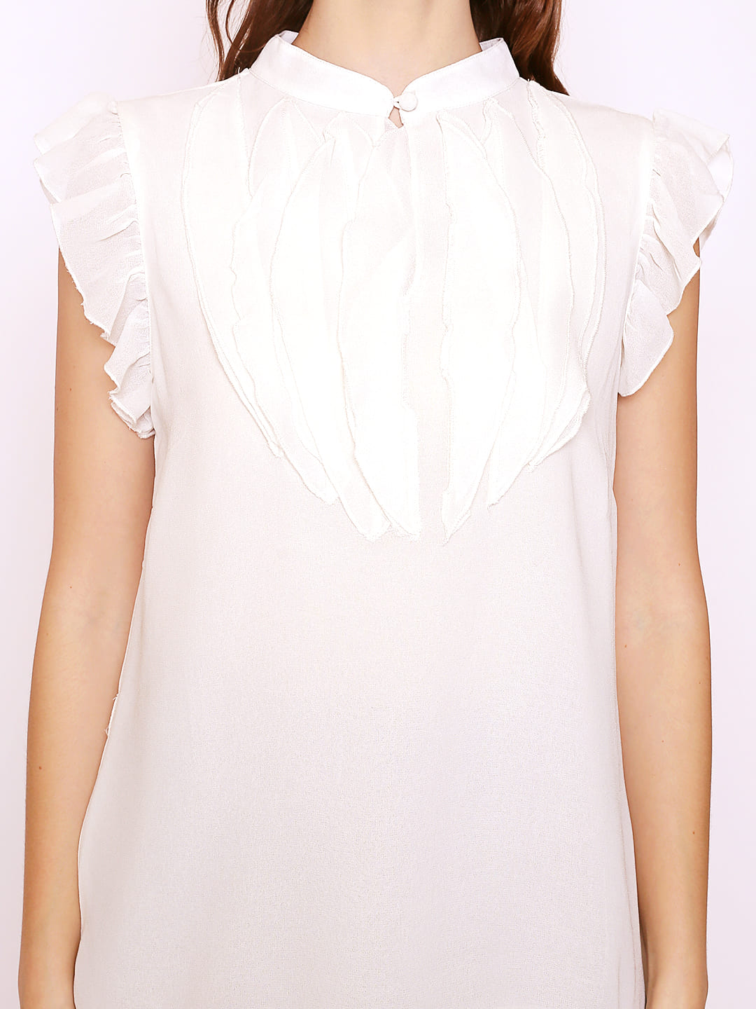 Casual Flutter Sleeves Top