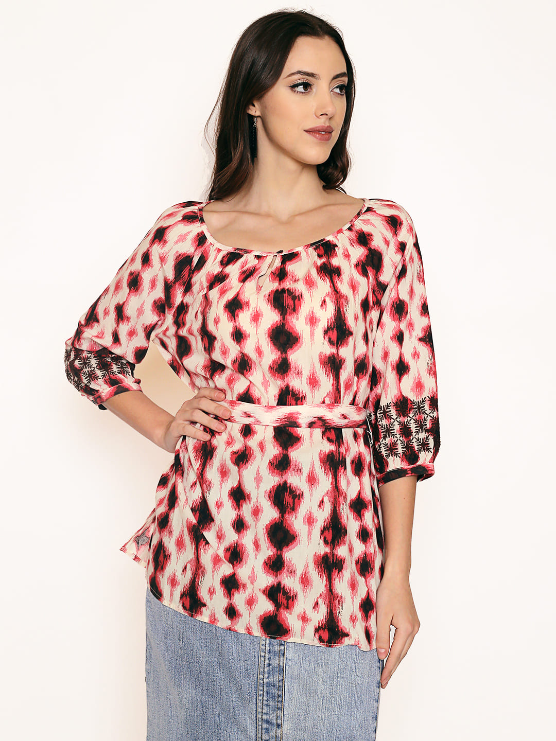 Abstract Print Top