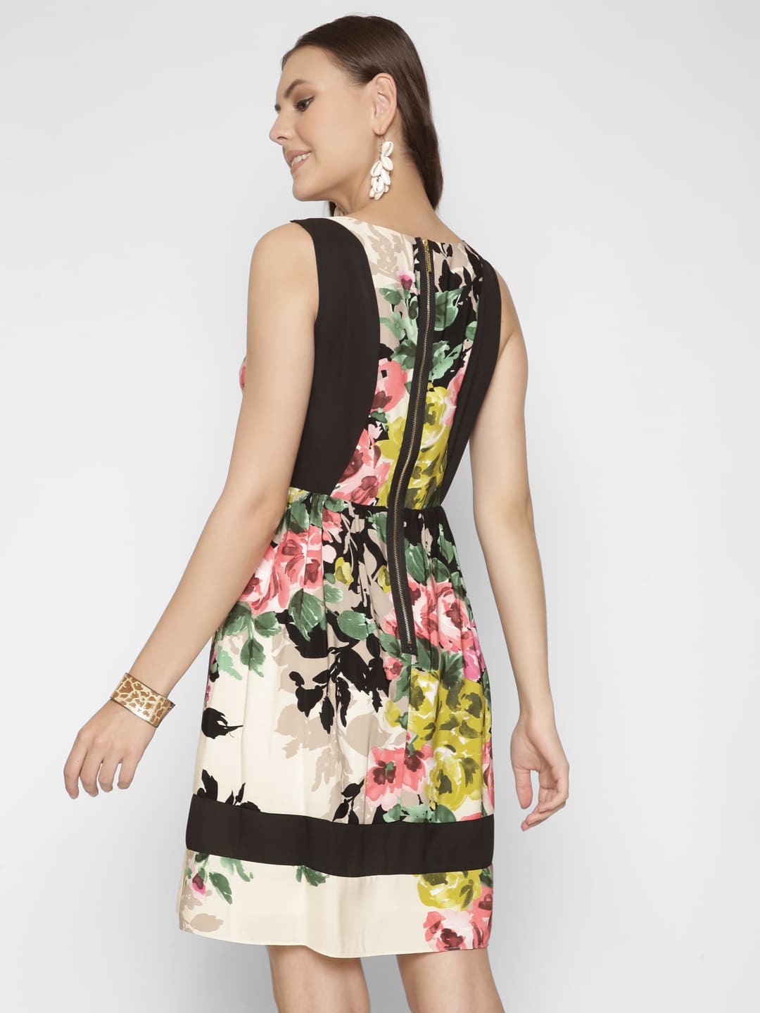 Floral Printed A-Line Dress