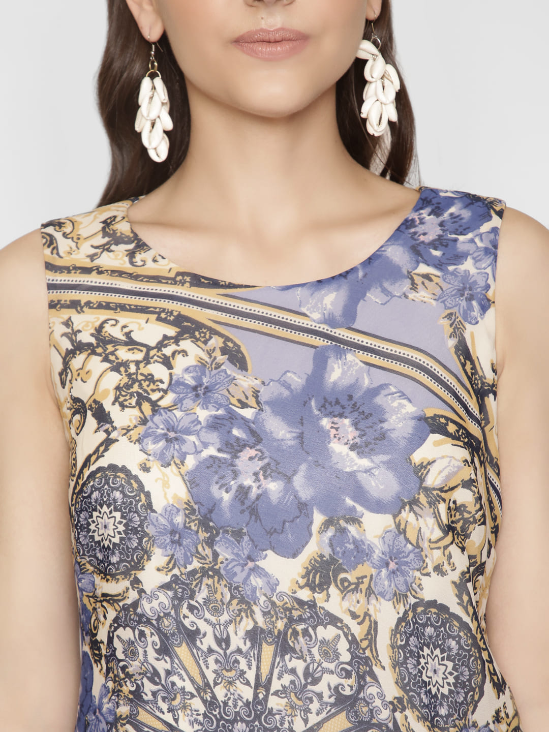 Sleeveless Fit & Flared Dress
