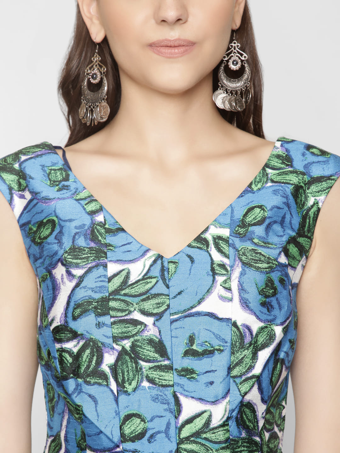 Floral Skater Printed Dress