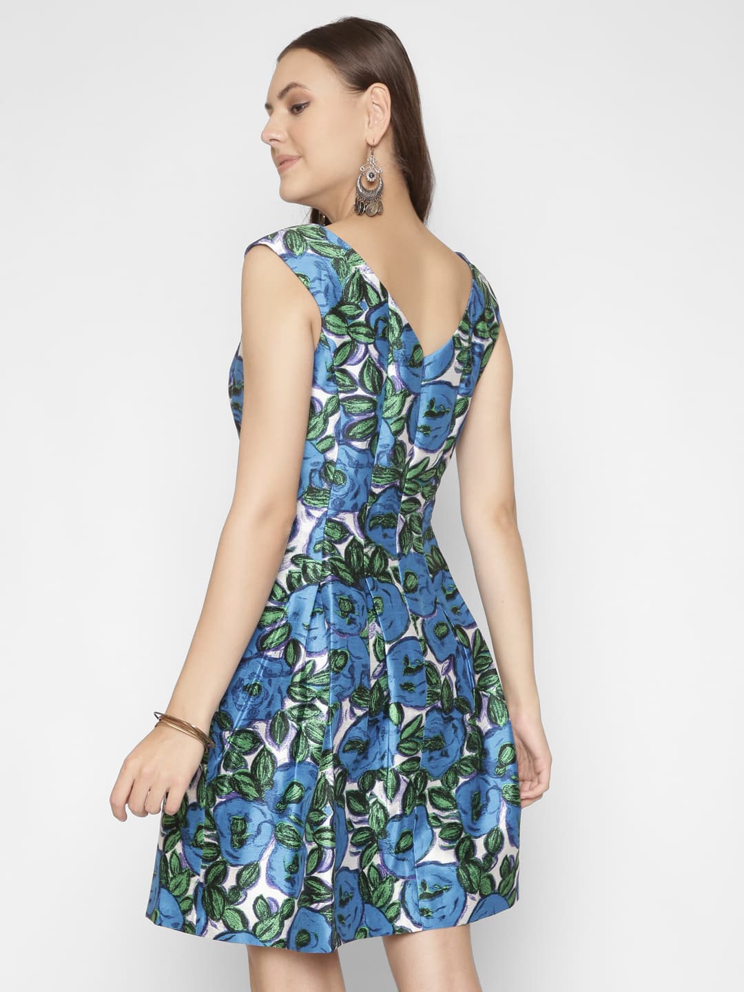 Floral Skater Printed Dress