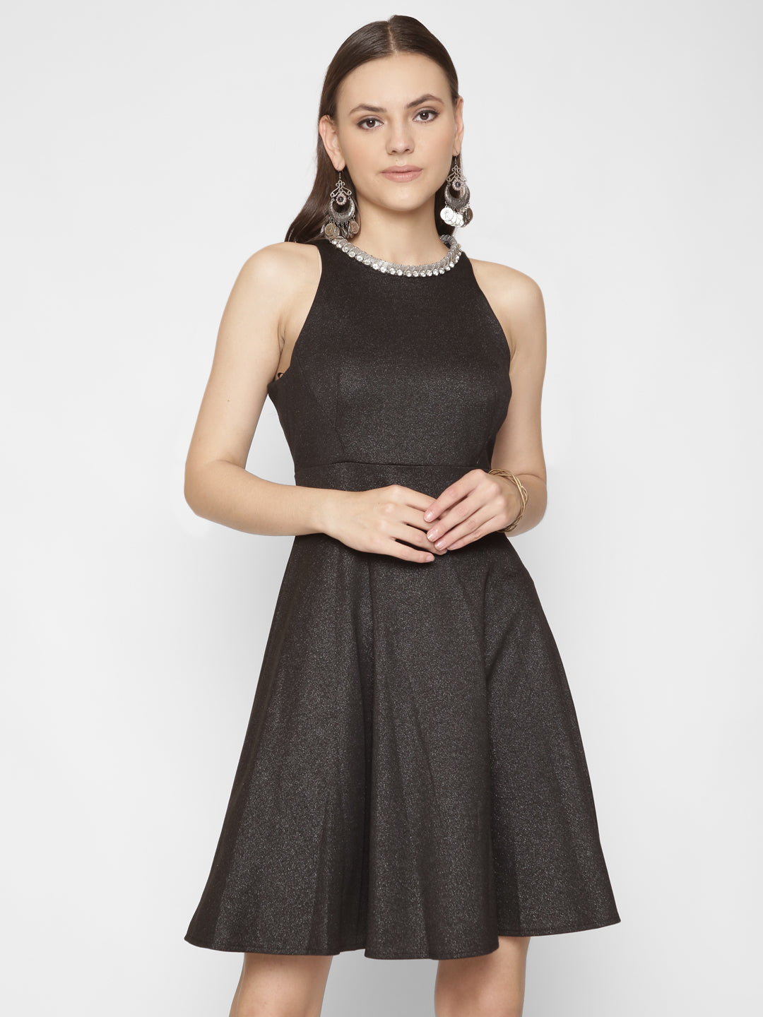 Embellished Fit & flare Dress