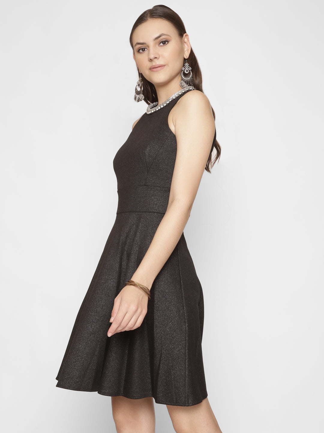 Embellished Fit & flare Dress
