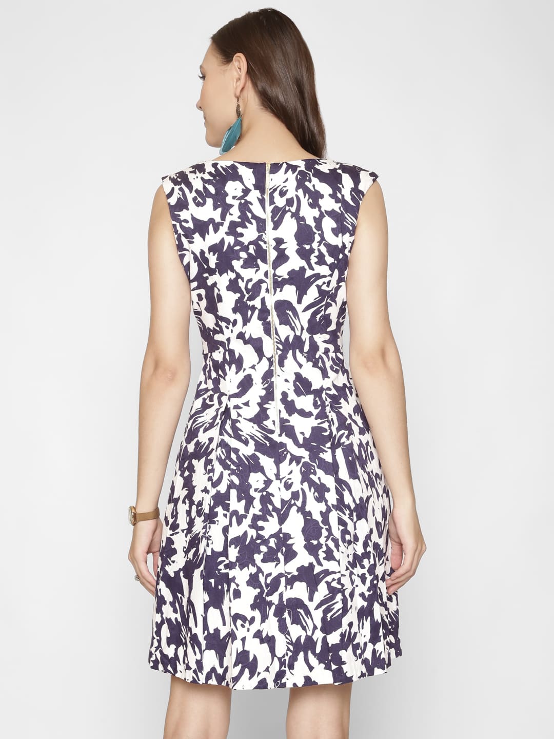 Printed Flared Dress