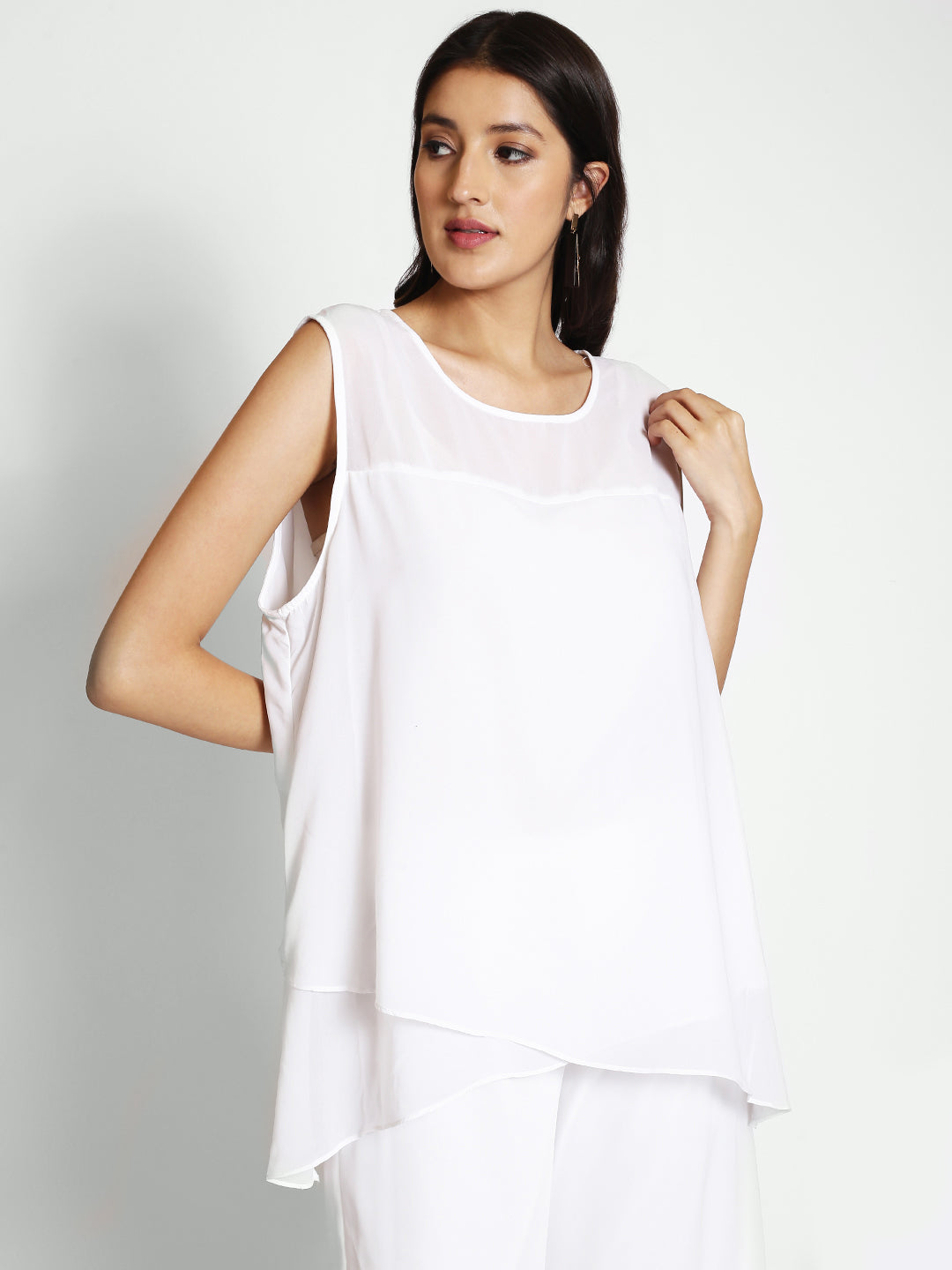 Round Neck A-Line Top