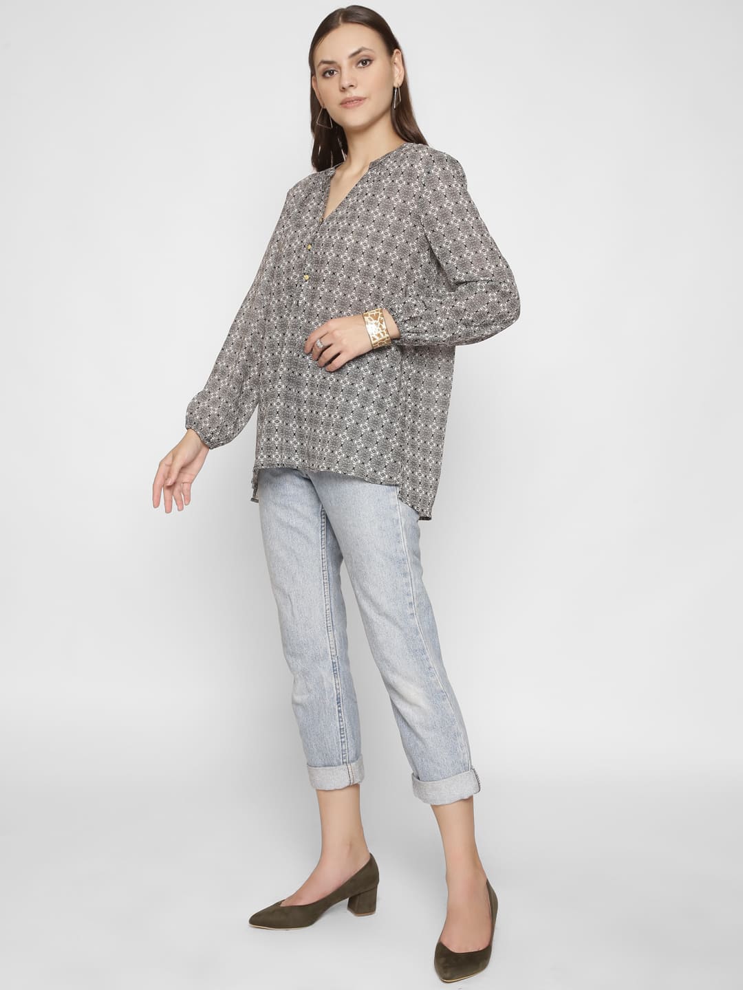Symmetrical Print Top