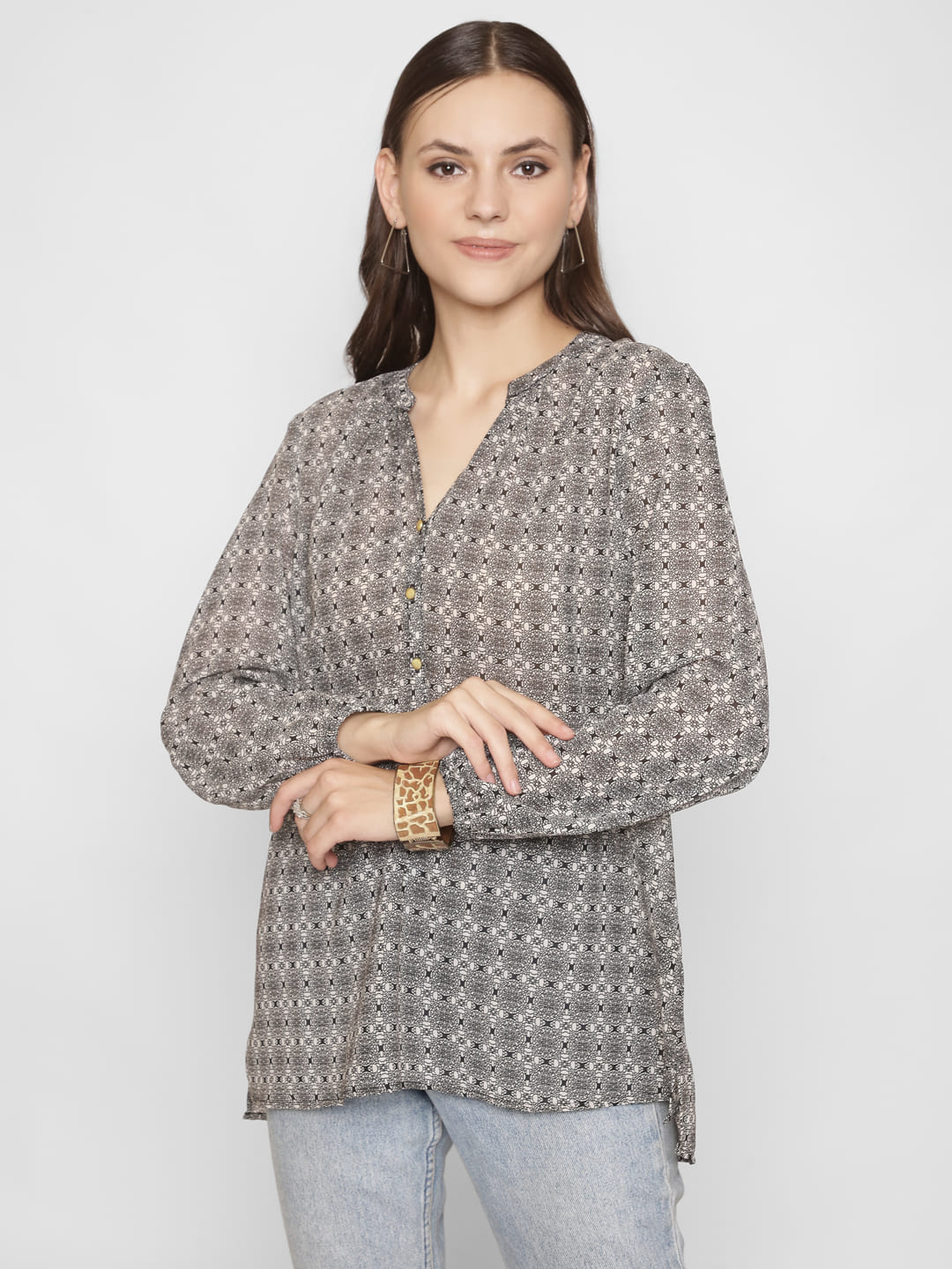 Symmetrical Print Top