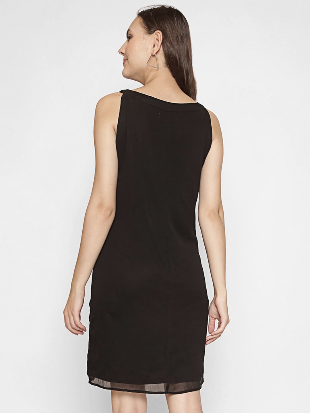 Embellished A-Line Sleeveless Dress