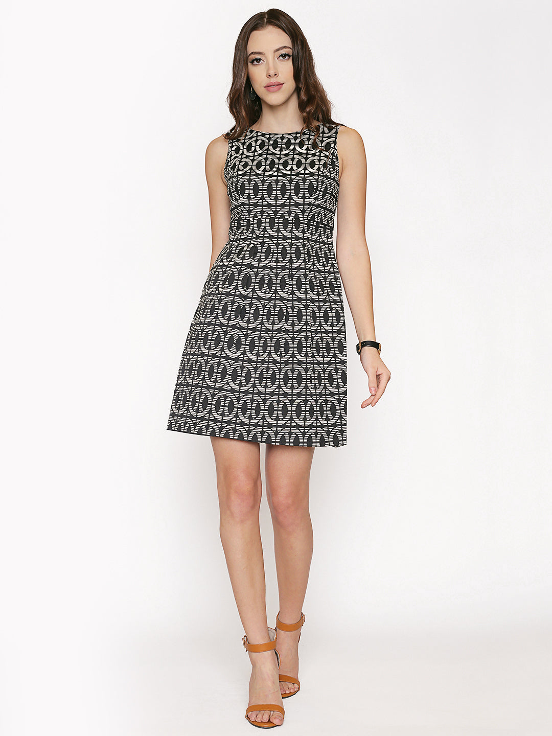 Printed Shift Dress
