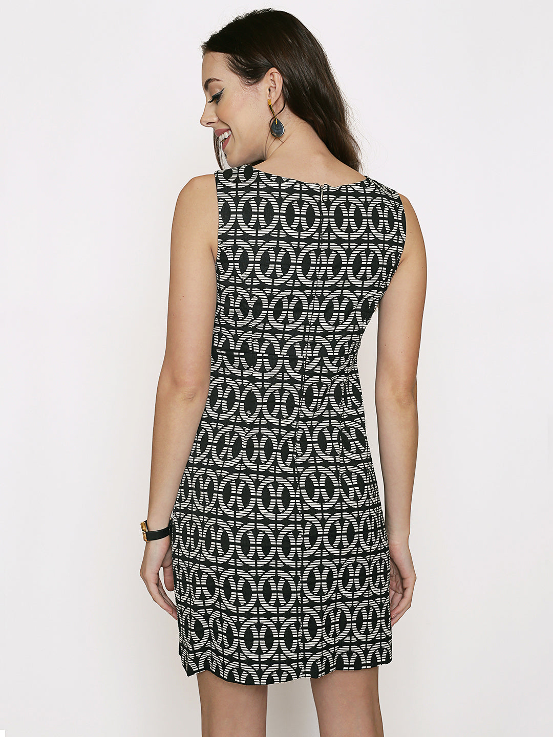 Printed Shift Dress