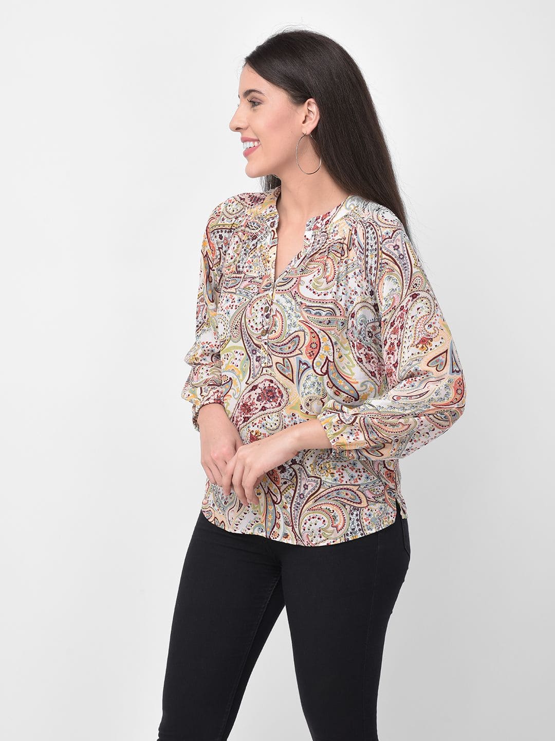 Paisley print Top