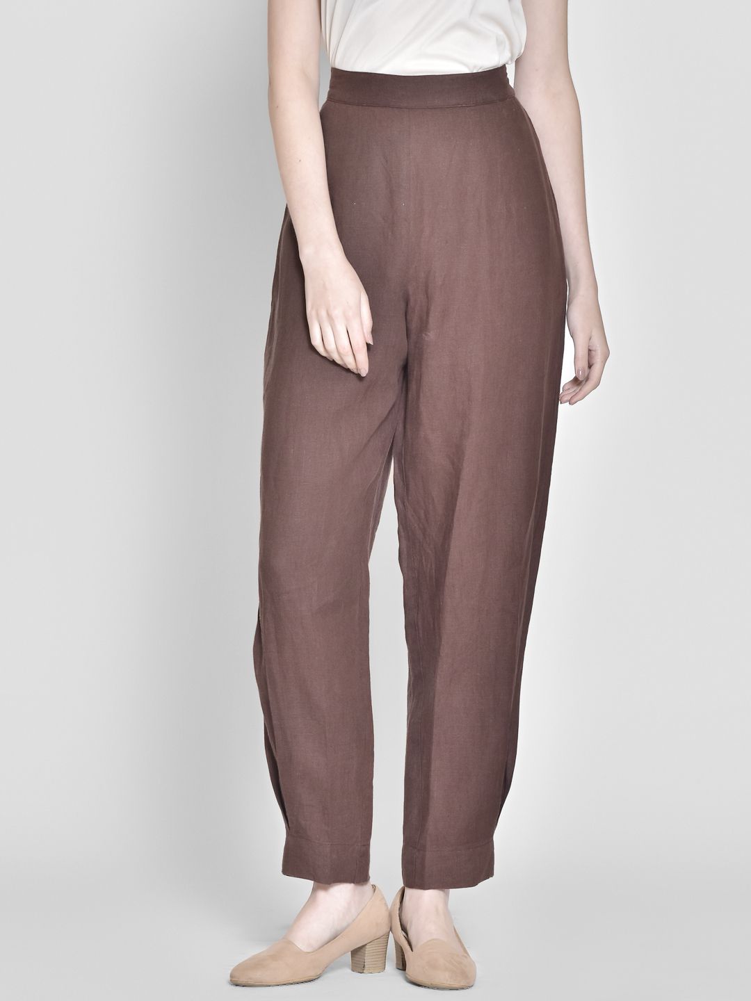 Solid Relaxed Fit Pant