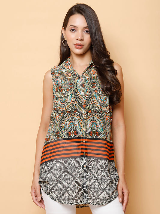 Women Classic Oversized Fit Casual Shirt