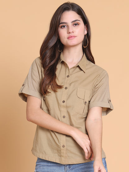 Women's Khaki Shirt