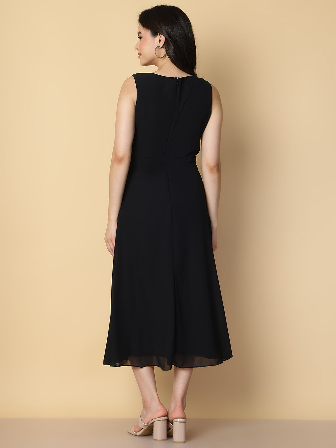 Women’s Classic Black A-Line Dress