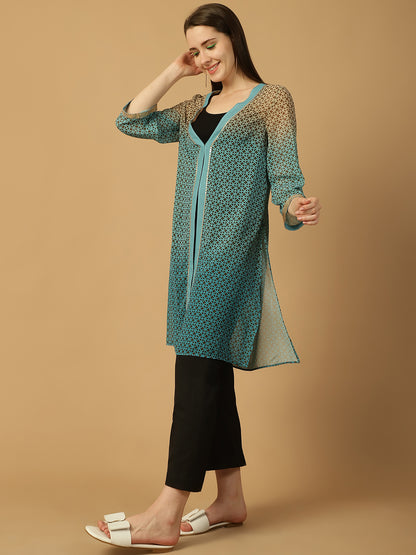 Sequined  Open Front Shrug