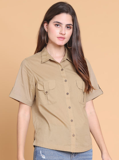 Women's Khaki Shirt