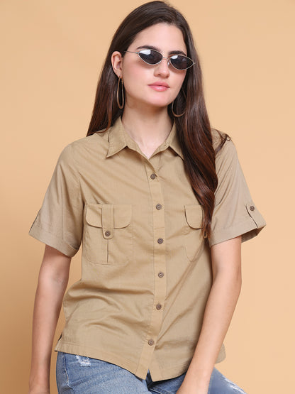 Women's Khaki Shirt