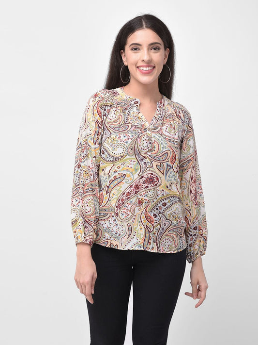 Paisley print Top