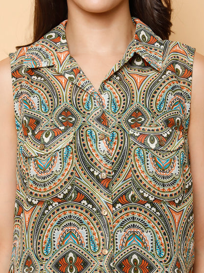 Women Classic Oversized Fit Casual Shirt