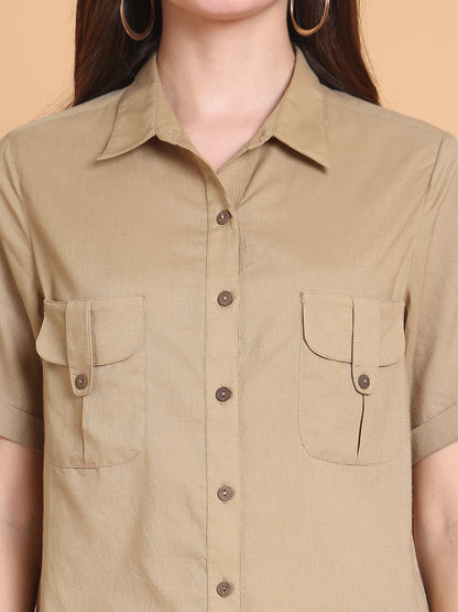 Women's Khaki Shirt