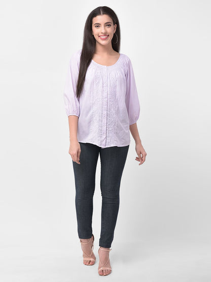 Round Neck Cotton Top