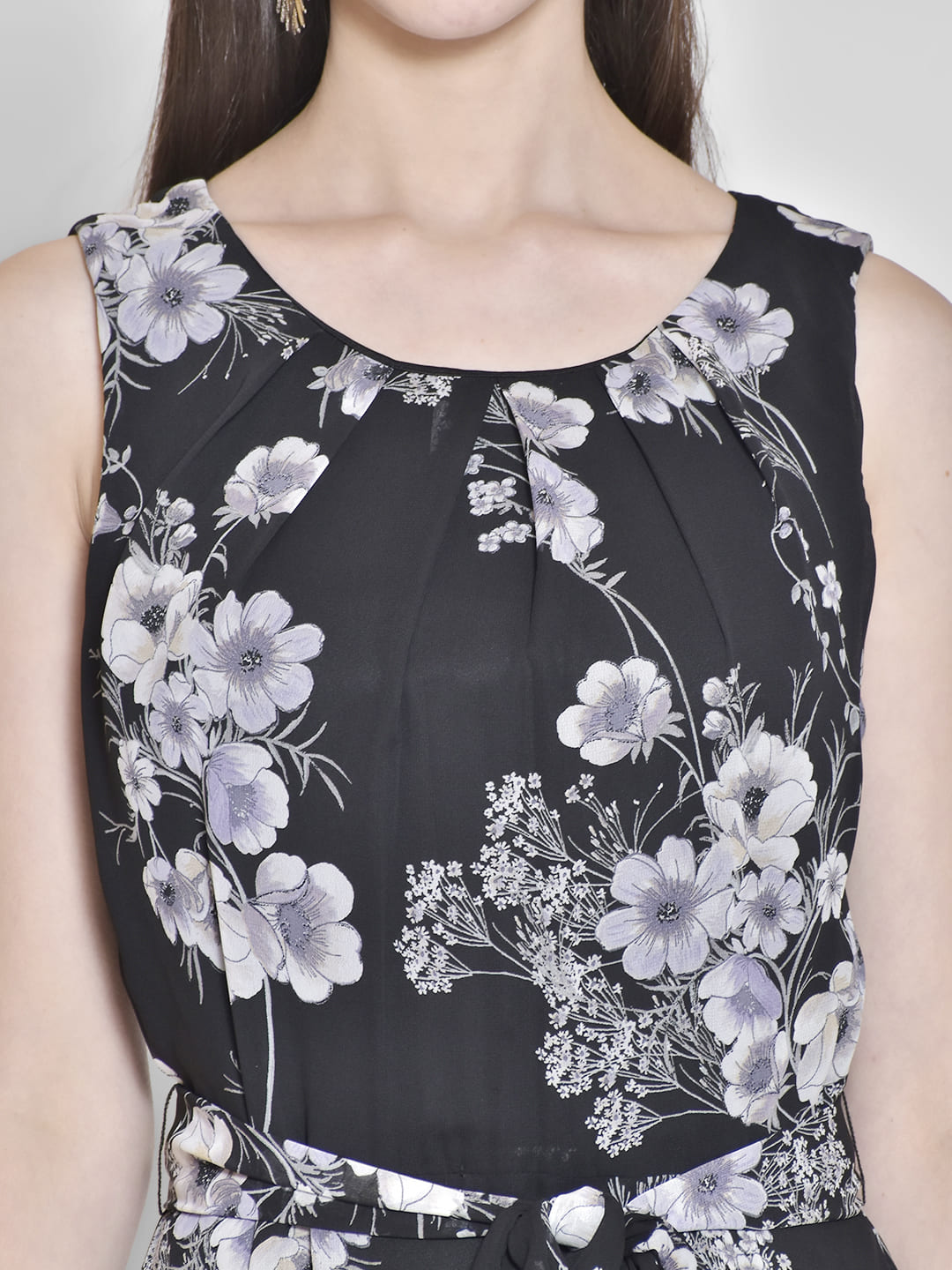 Fit & Floral Maxi Dress