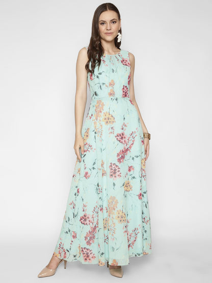 Floral Printed  Maxi Dress