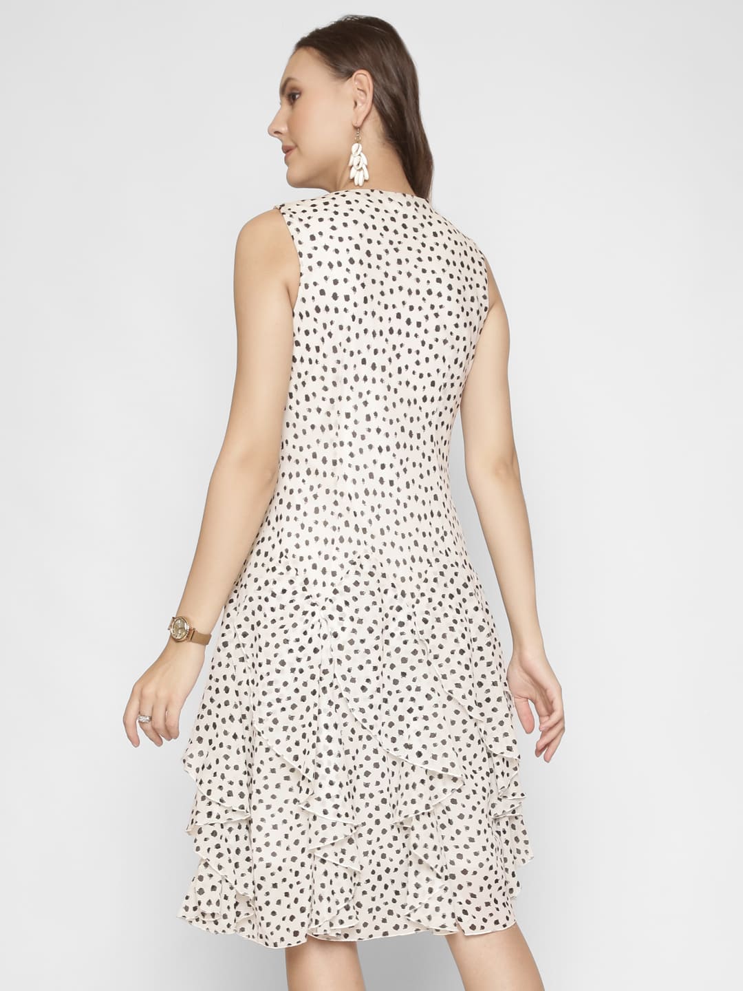 Polka Dot A-Line Dress