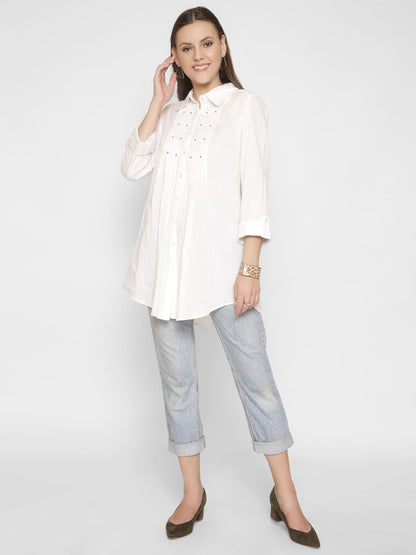 Striped Print Classic Shirt