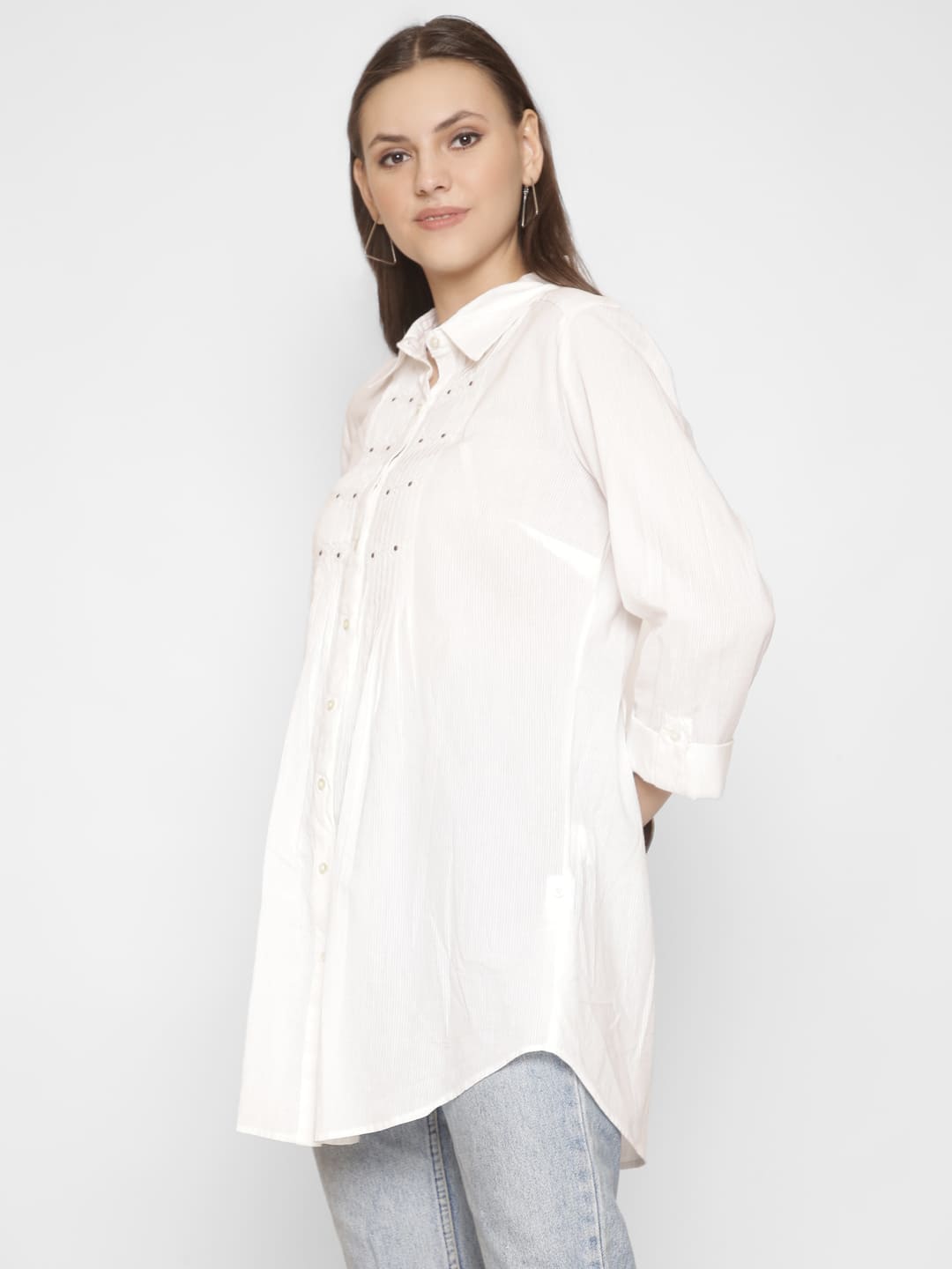 Striped Print Classic Shirt