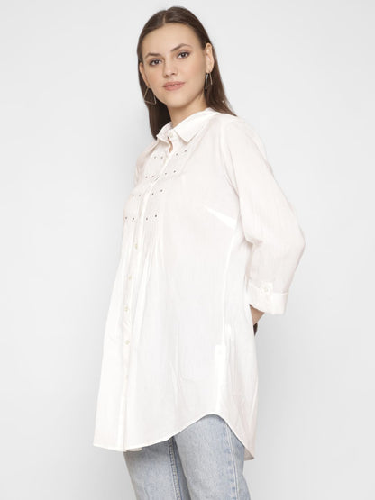Striped Print Classic Shirt