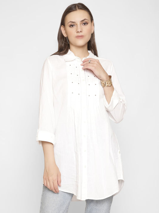 Striped Print Classic Shirt