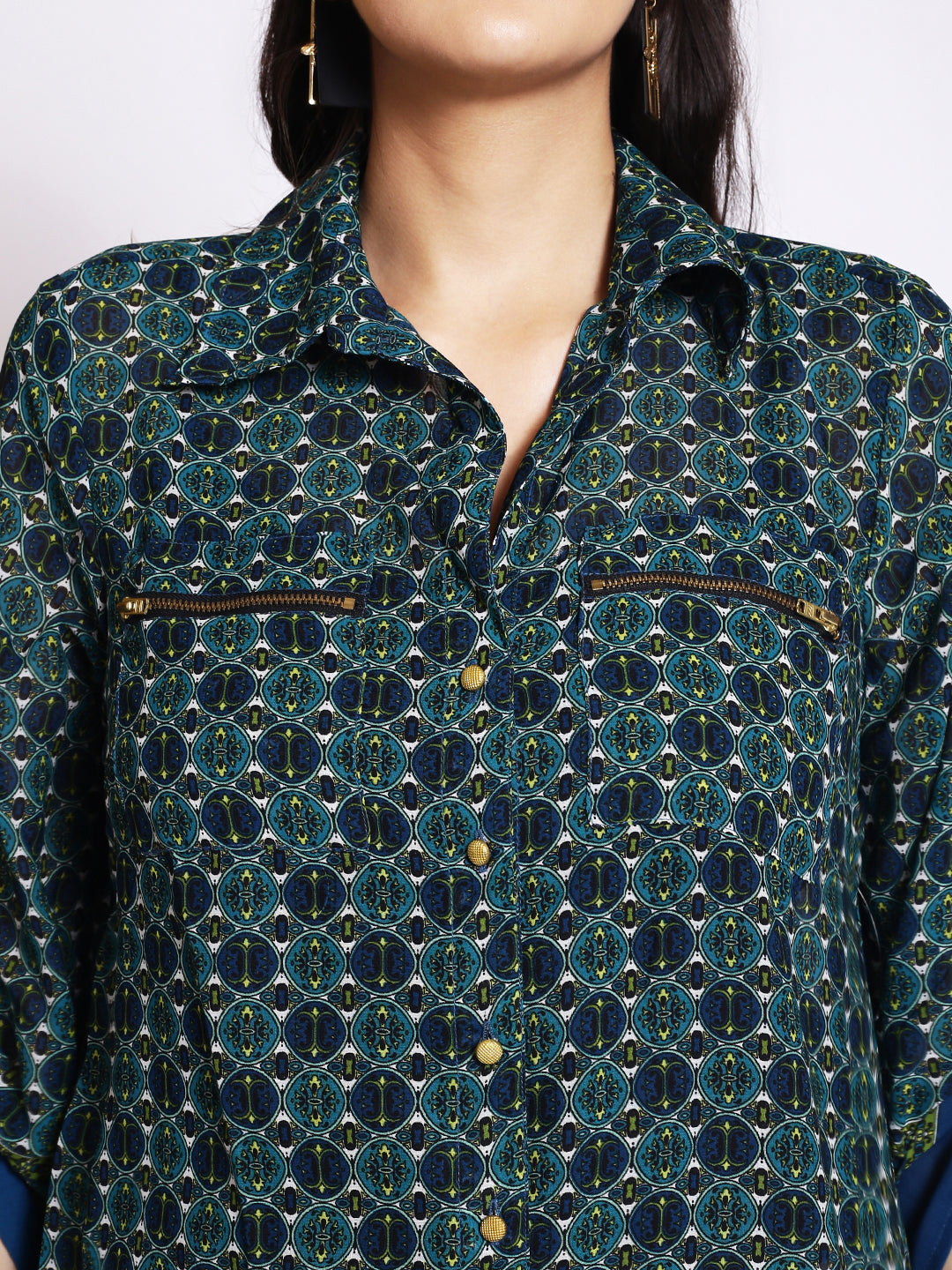 Floral Opaque Printed Casual Shirt