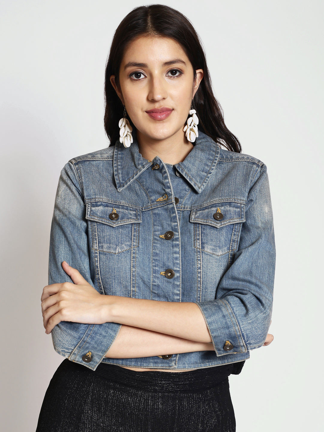 Crop Denim Jacket