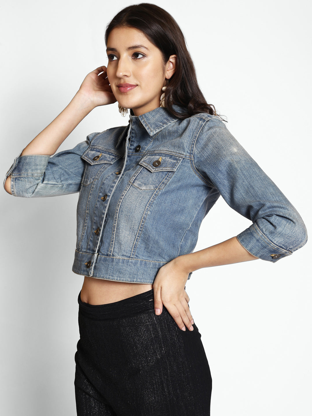 Crop Denim Jacket