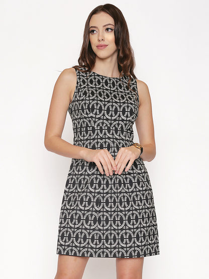 Printed Shift Dress